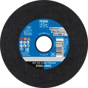 Cut-off wheels SG STEELOX 125mm x 1.0mm x 22.23mm Flat