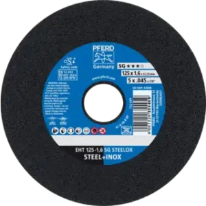 Cut-off wheels SG STEELOX 125mm x 1.6mm x 22.23mm