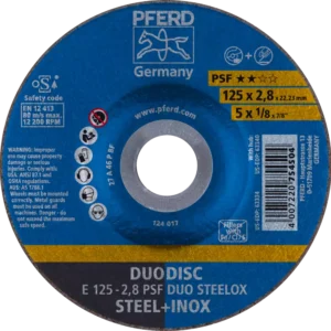Cut-off wheels PSF DUO STEELOX 125mm x 2.8mm x 22.23mm