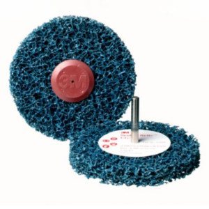 Scotch-Brite™ Roloc™+ Clean and Strip Disc 61167 75mm 6mm shaft,