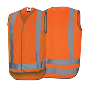 CWRX192 Day/Night Orange Taped Safety Vest X-LARGE