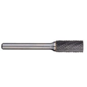Cylindrical- Shape Carbide Burr 1/4in Shank